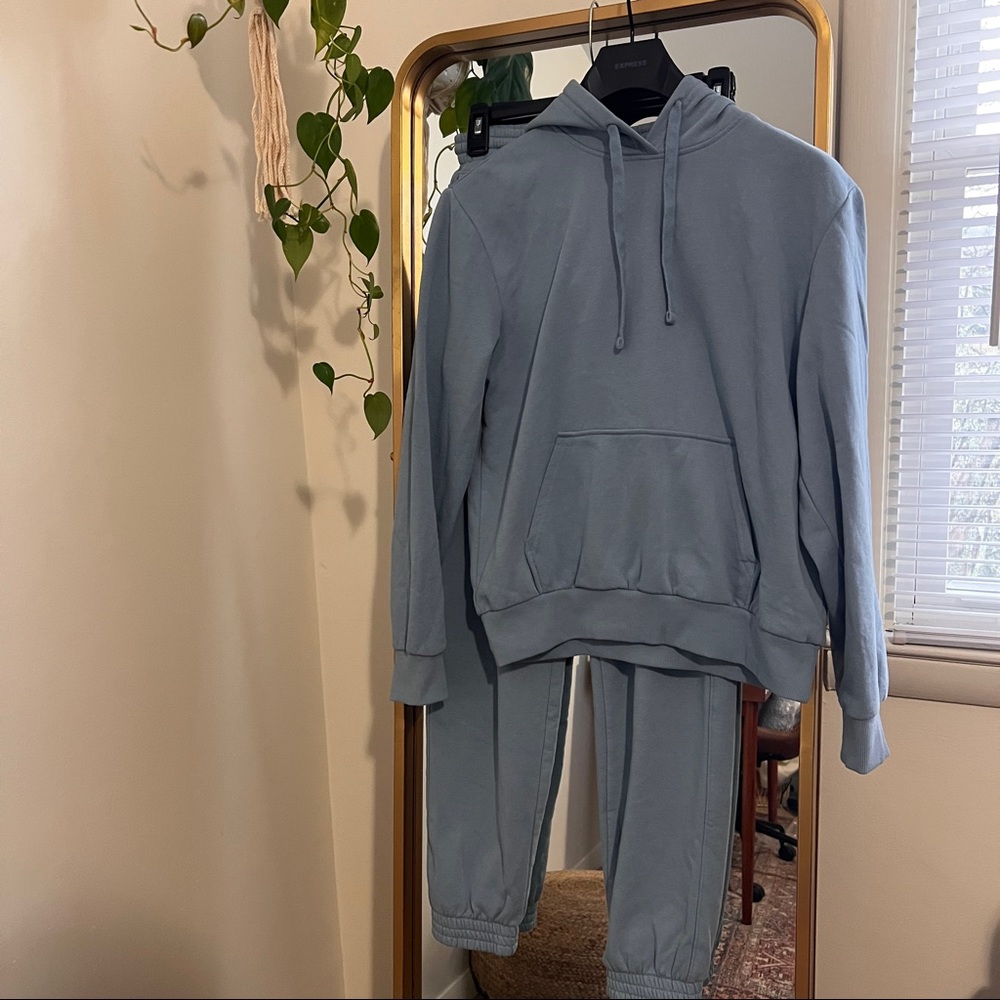 Light blue sweat set